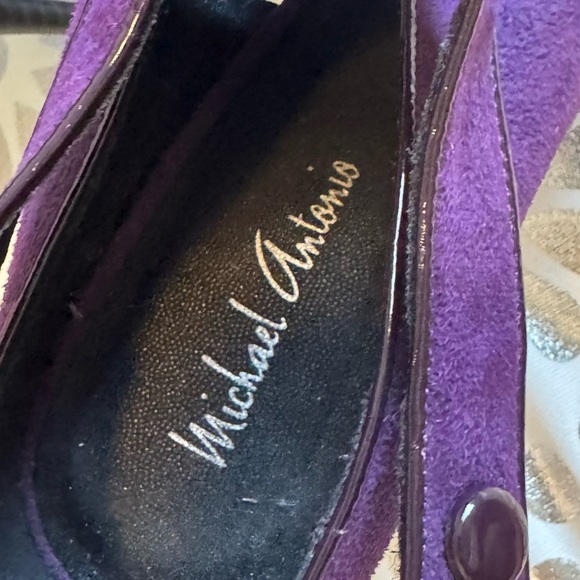 MICHAEL ANTONIO Sexy Stiletto Suede Cutout Bootie Heels - Picture 6 of 6